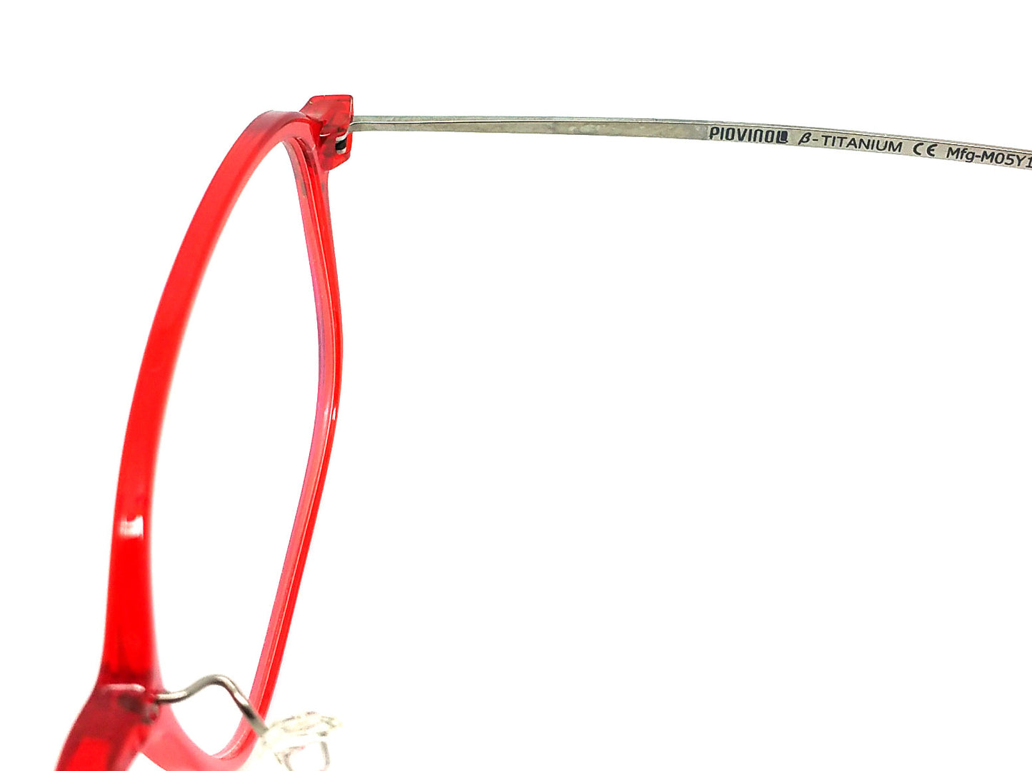 Piovino 안경 처방 프레임 3071 C7 Rxable 티타늄 프레임