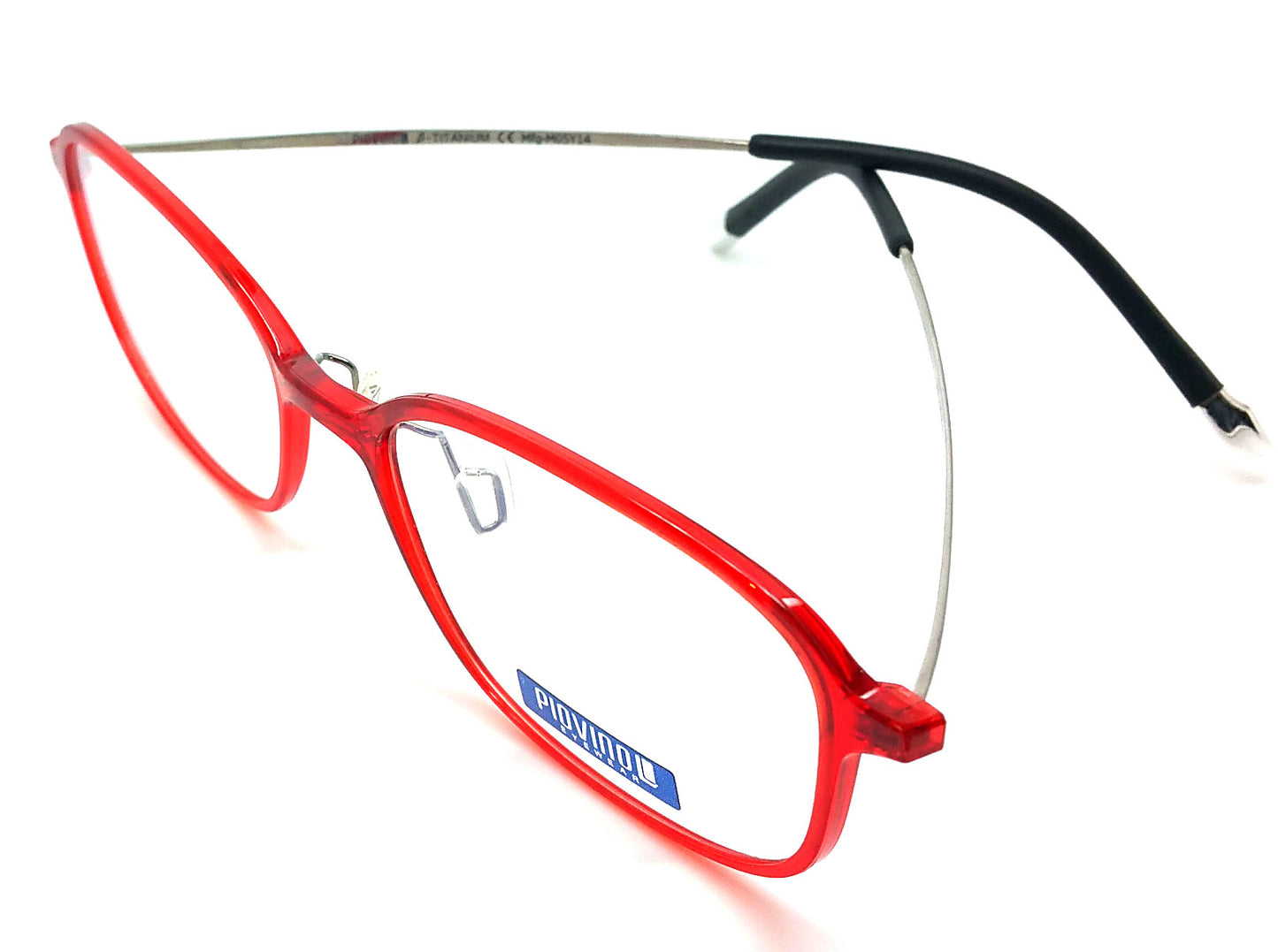 Piovino 안경 처방 프레임 3071 C7 Rxable 티타늄 프레임