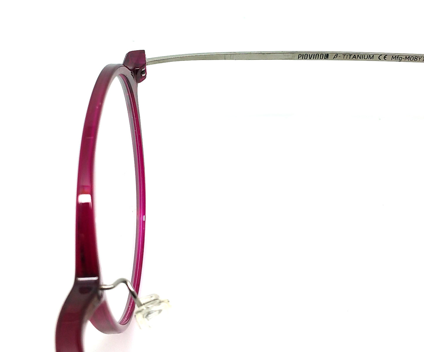 Piovino 안경 처방 프레임 3072 C10 Rxable 티타늄 프레임