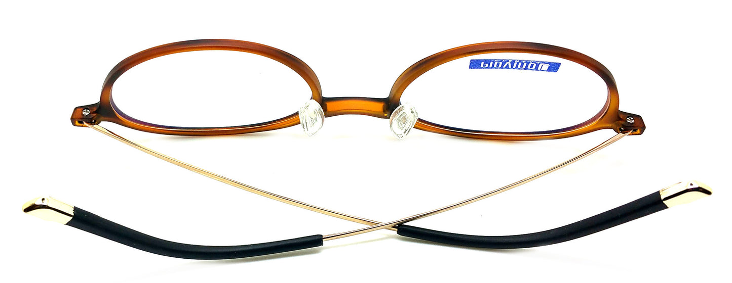 Piovino 안경 처방 프레임 3072 C14 Rxable 티타늄 프레임