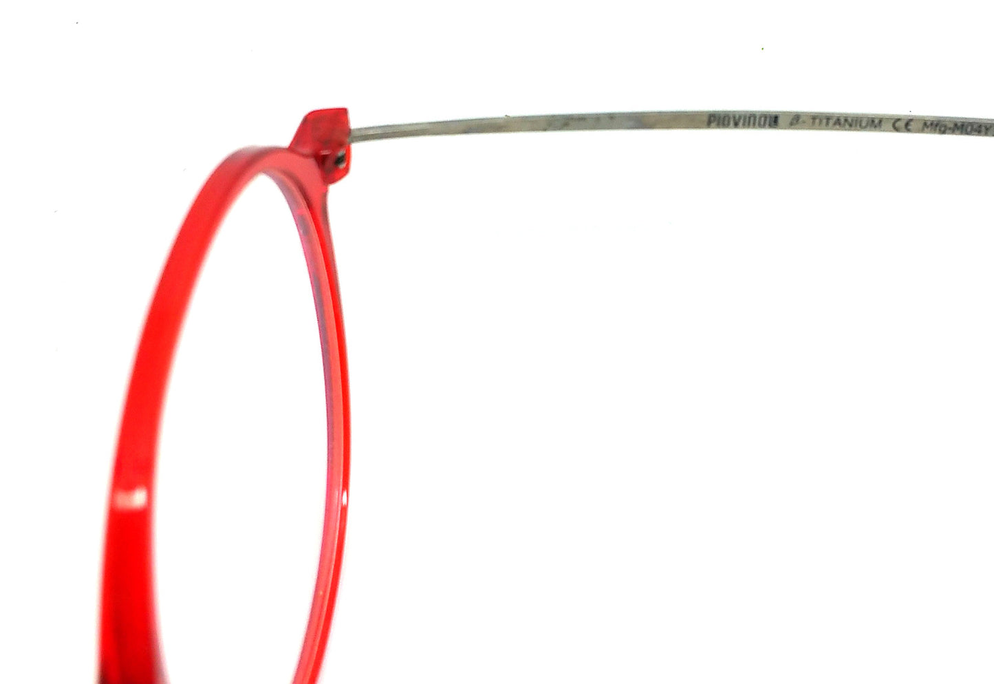 Piovino 안경 처방 프레임 3072 C7 Rxable 티타늄 프레임