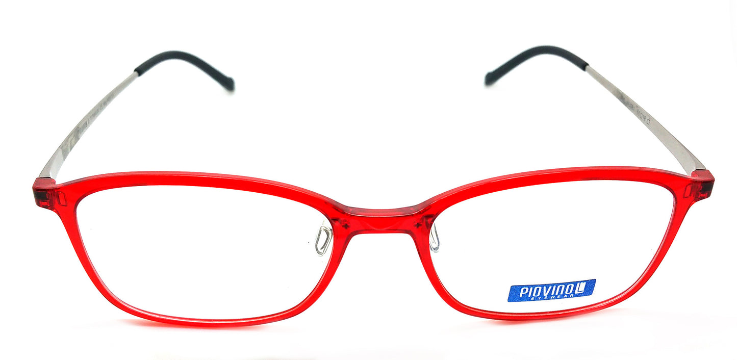 Piovino 안경 처방 프레임 3081 C7 Rxable 티타늄 프레임