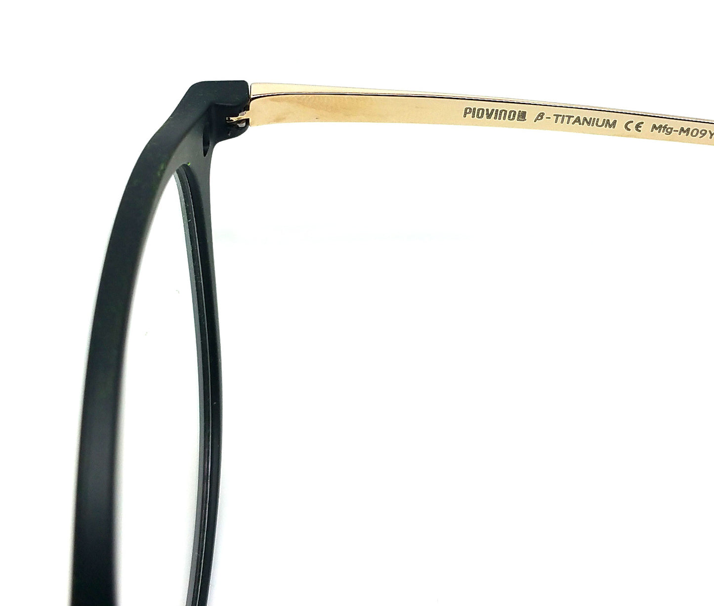 Piovino 안경 처방 프레임 3082 C4 Rxable 티타늄 프레임