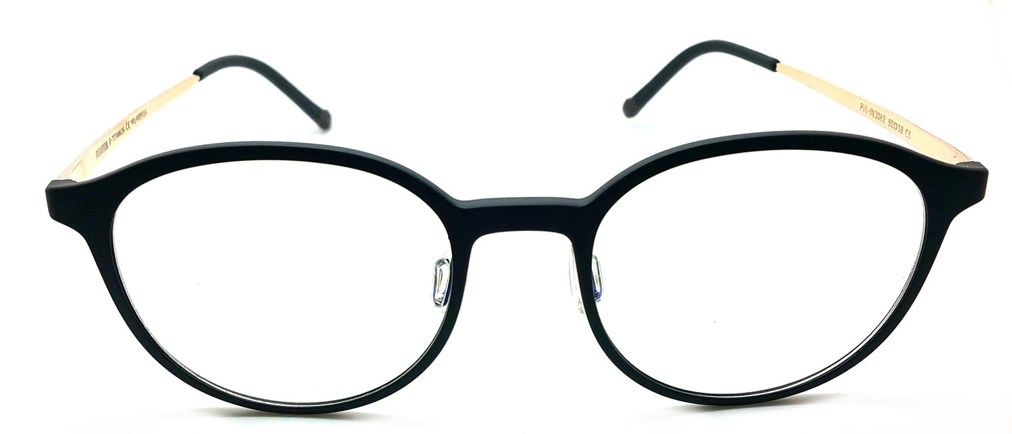 Piovino 안경 처방 프레임 3082 C5 Rxable 티타늄 프레임