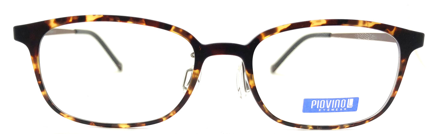 Piovino 안경 처방 프레임 3082 C19 Rxable 티타늄 프레임