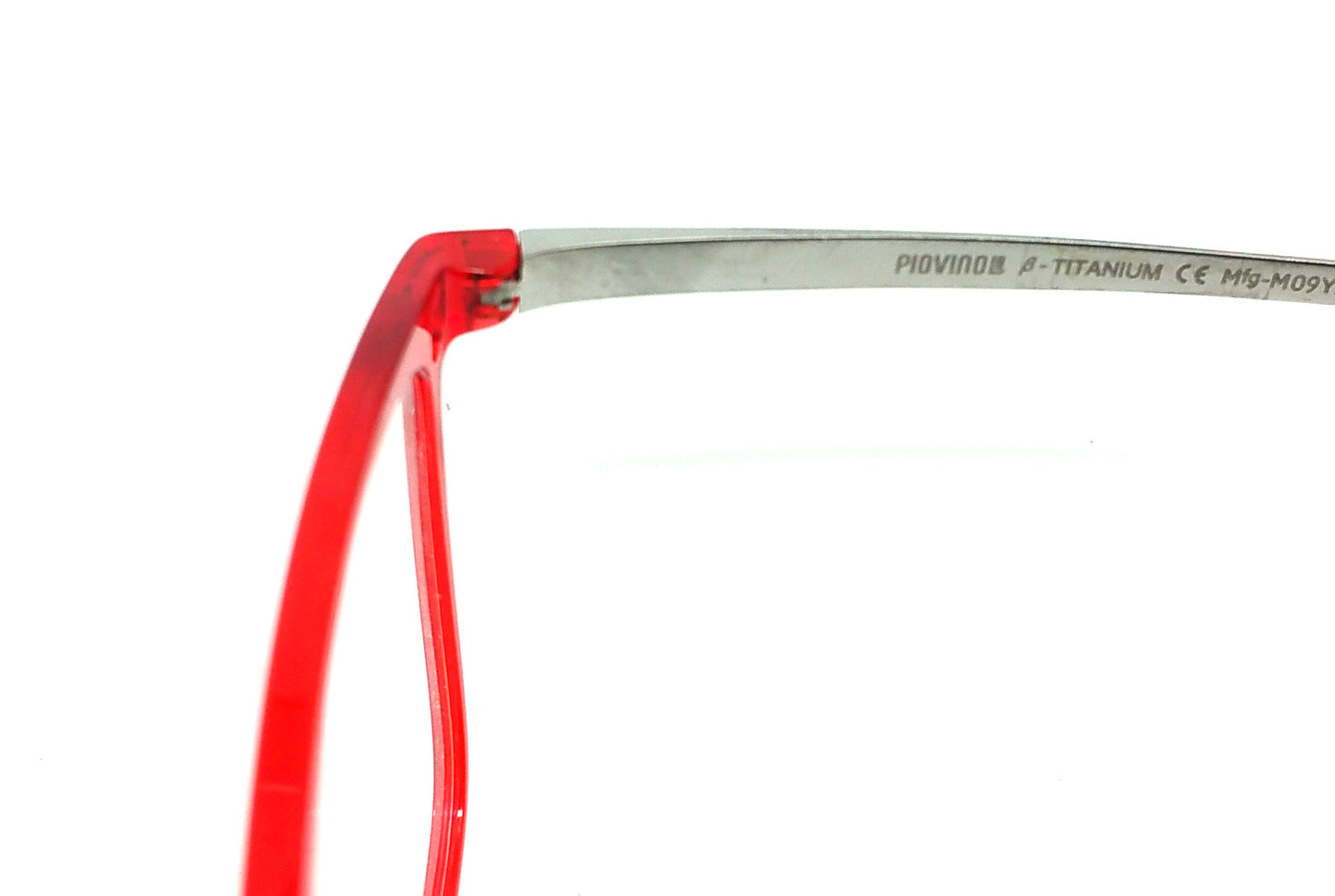 Piovino 안경 처방 프레임 3083 C7 Rxable 티타늄 프레임