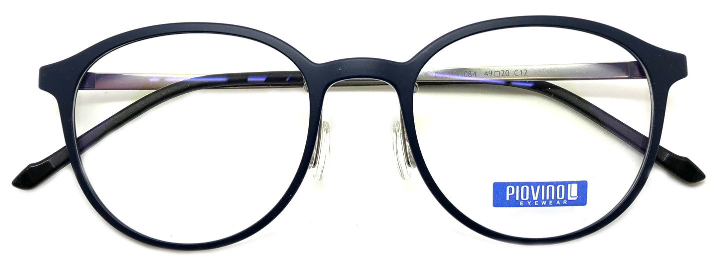 Piovino 안경 처방 프레임 3084 C12 Rxable 티타늄 프레임