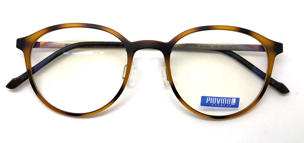 Piovino 안경 처방 프레임 3084 C14 Rxable 티타늄 프레임