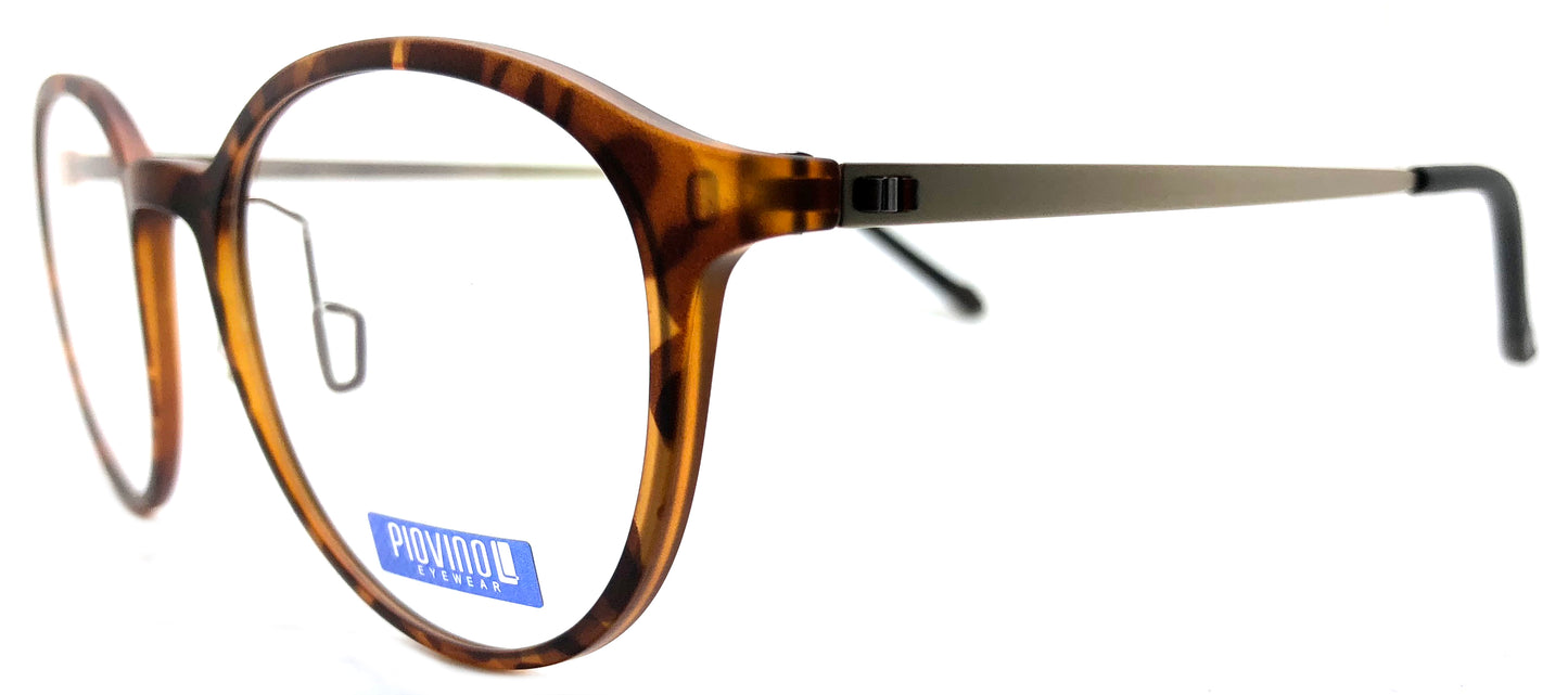Piovino 안경 처방 프레임 3084 C5 Rxable 티타늄 프레임